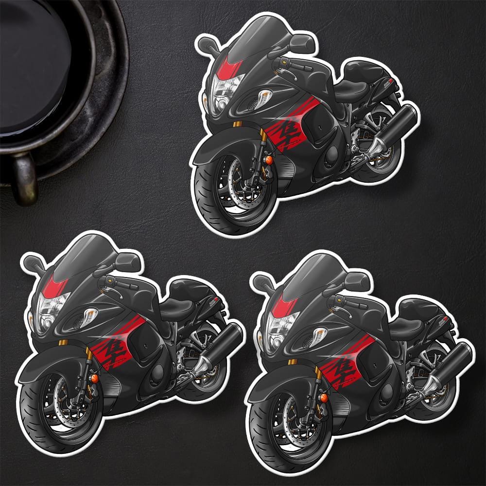 Suzuki Hayabusa 2016-18 Inspired Stickers - Set of 3 Motorcycle Decals