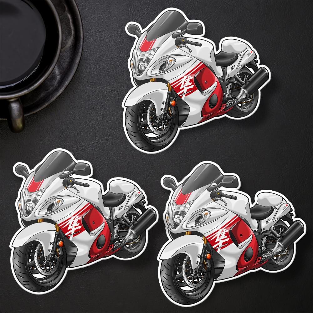 Suzuki Hayabusa 2016-18 Inspired Stickers - Set of 3 Motorcycle Decals