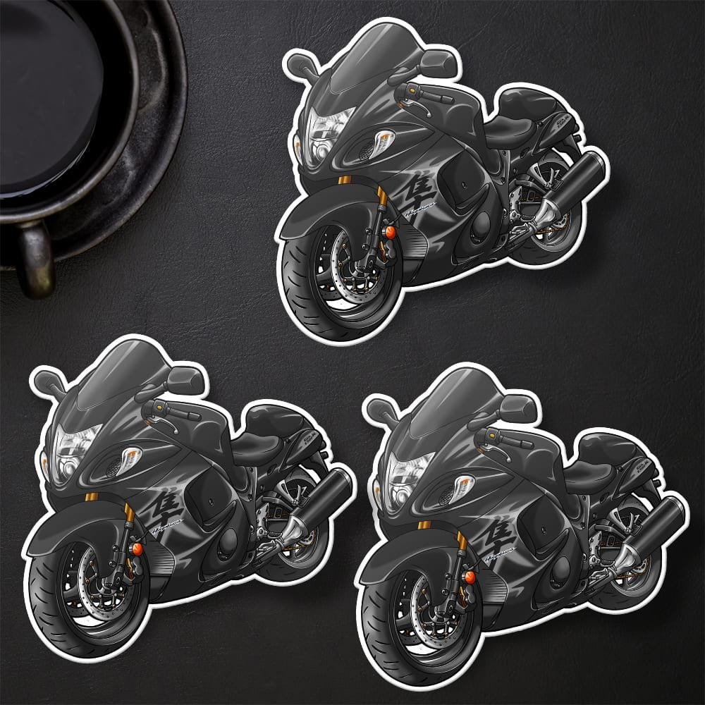 Suzuki Hayabusa 2010-11 Inspired Stickers - Set of 3 Motorcycle Decals