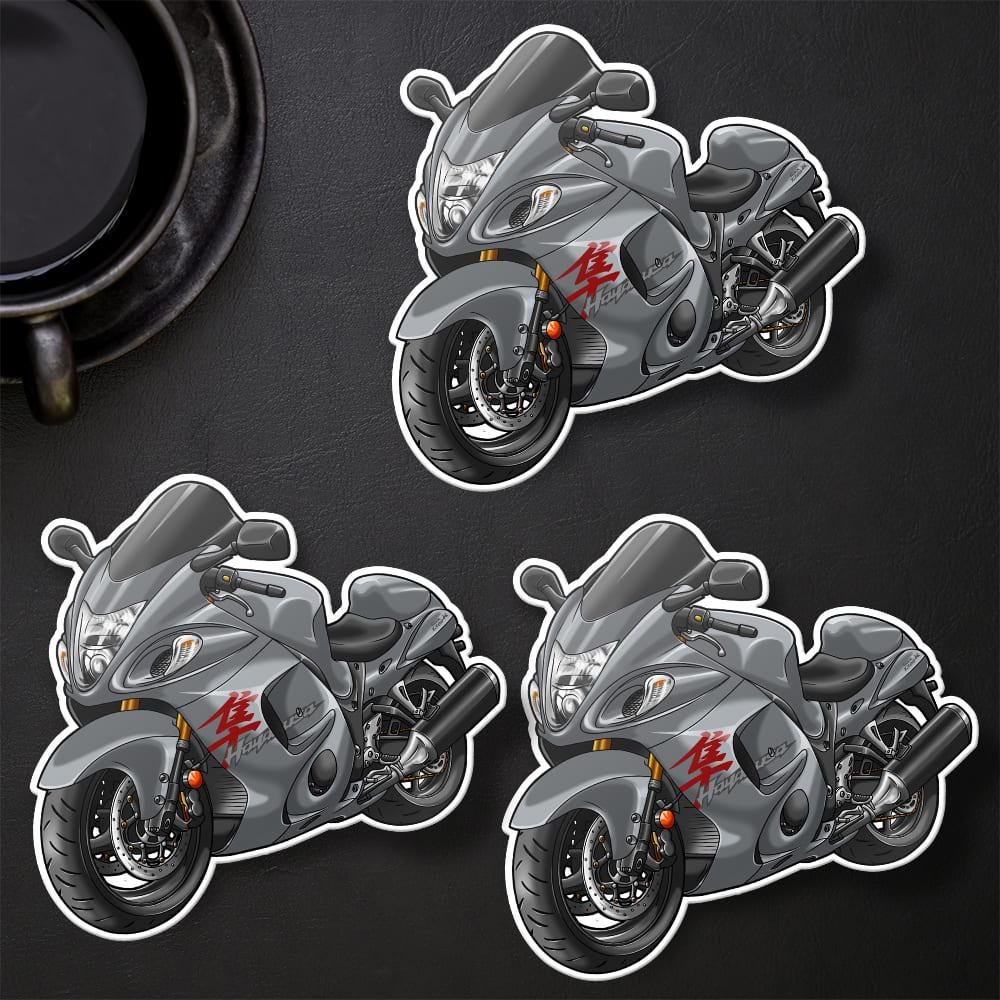 Suzuki Hayabusa 2019-20 Inspired Stickers - Set of 3 Motorcycle Decals