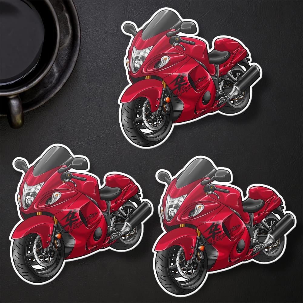 Suzuki Hayabusa 2019-20 Inspired Stickers - Set of 3 Motorcycle Decals