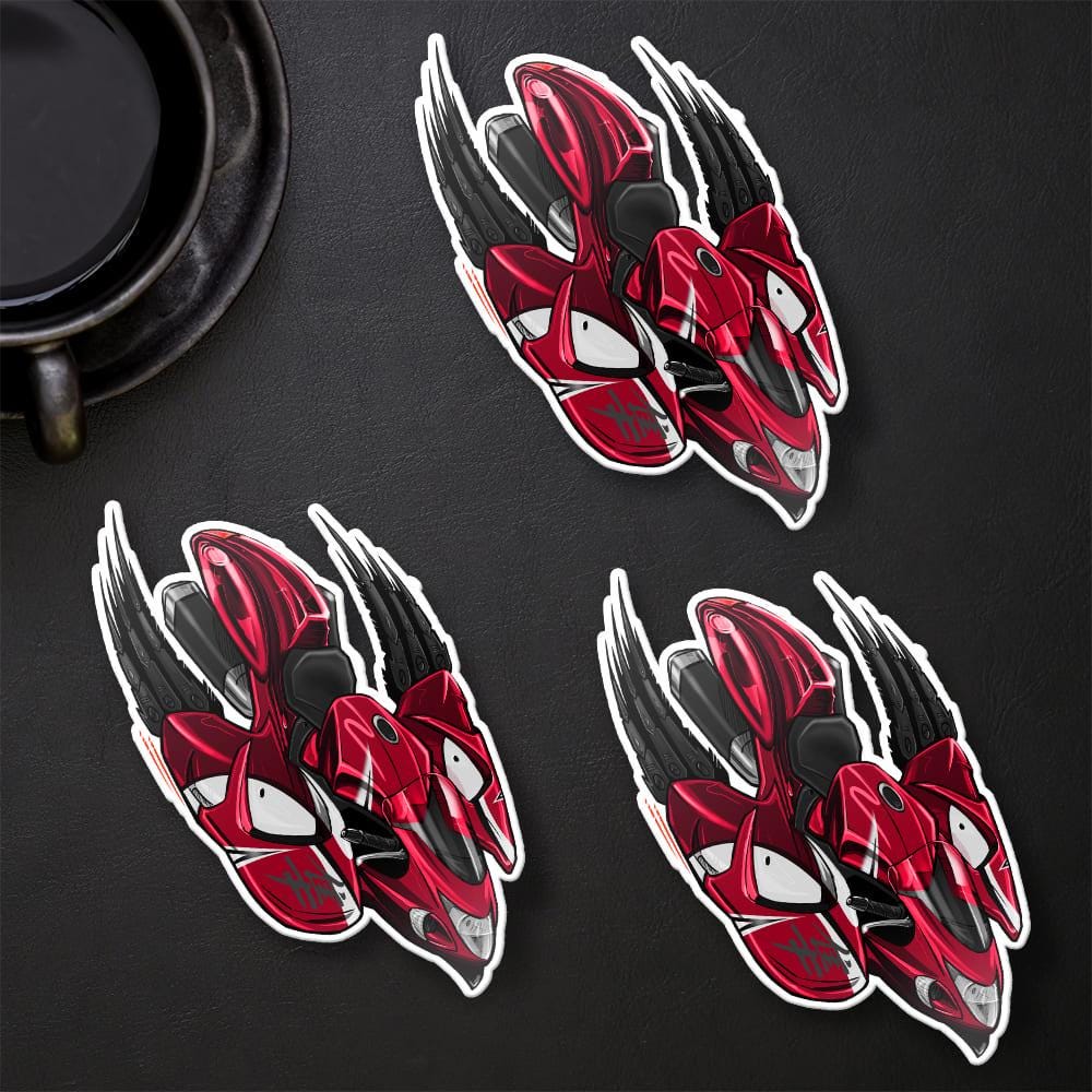 Suzuki Hayabusa 2016-18 Inspired Stickers - Set of 3 Biker Motorcycle Decals