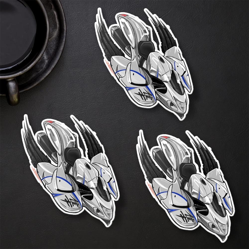 Suzuki Hayabusa 2016-18 Inspired Stickers - Set of 3 Biker Motorcycle Decals
