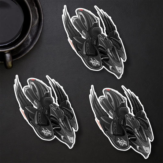 Suzuki Hayabusa 2019-20 Inspired Stickers - Set of 3 Biker Motorcycle Decals