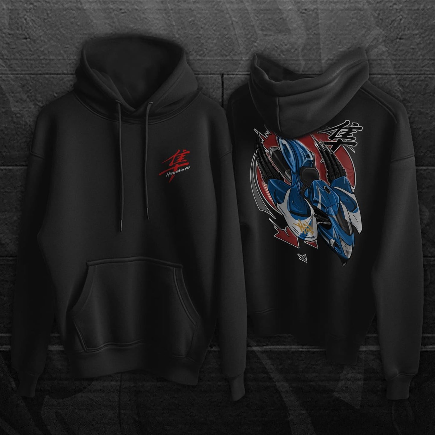 Suzuki Hayabusa 2013-15 Inspired Hoodie - Motorcycle Sweatshirt