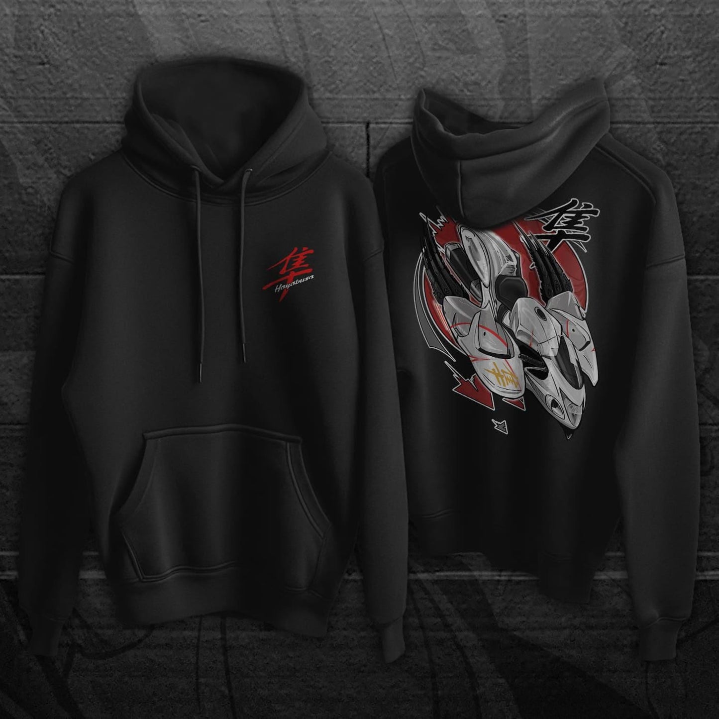 Suzuki Hayabusa 2013-15 Inspired Hoodie - Motorcycle Sweatshirt