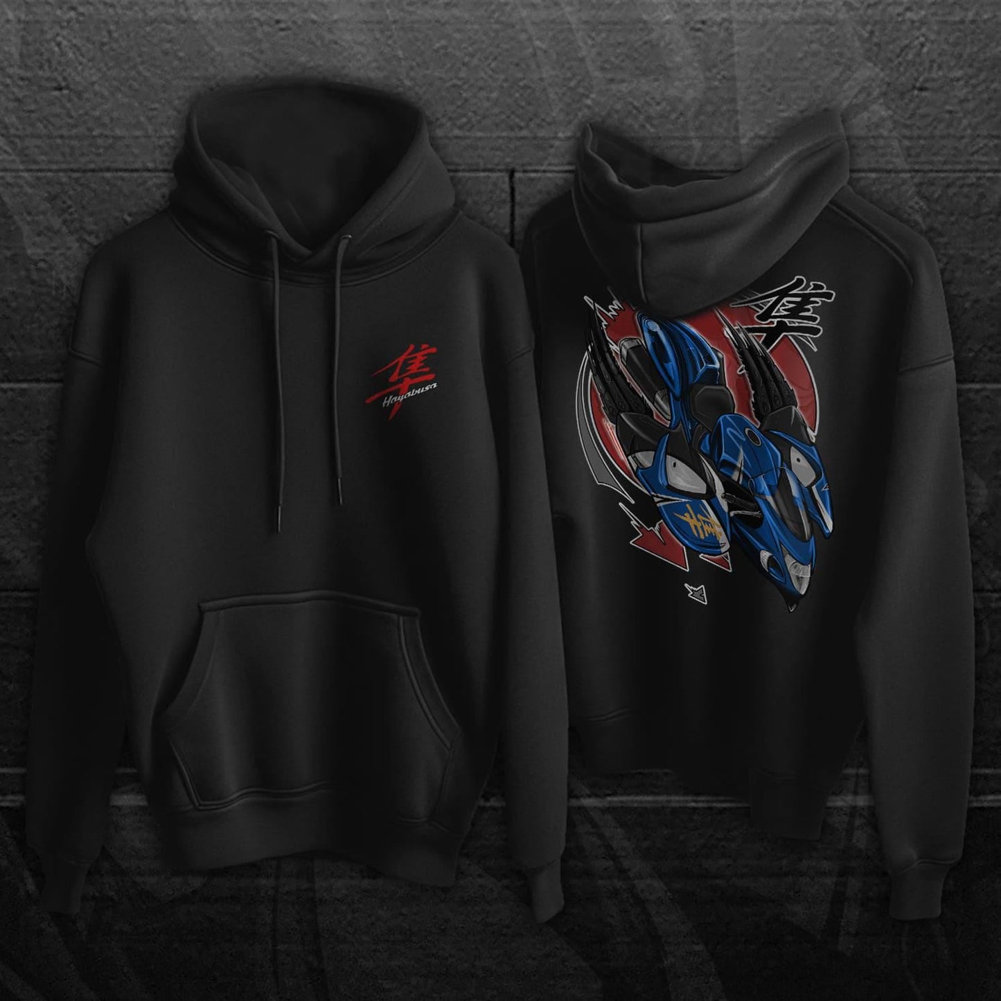 Suzuki Hayabusa 2013-15 Inspired Hoodie - Motorcycle Sweatshirt