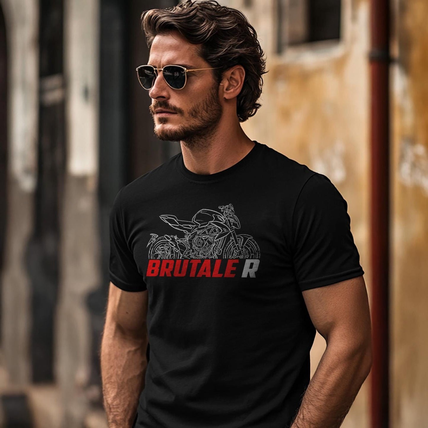 MV Agusta Brutale R Inspired T-Shirt - Motorcycle Tee Shirt for Riders