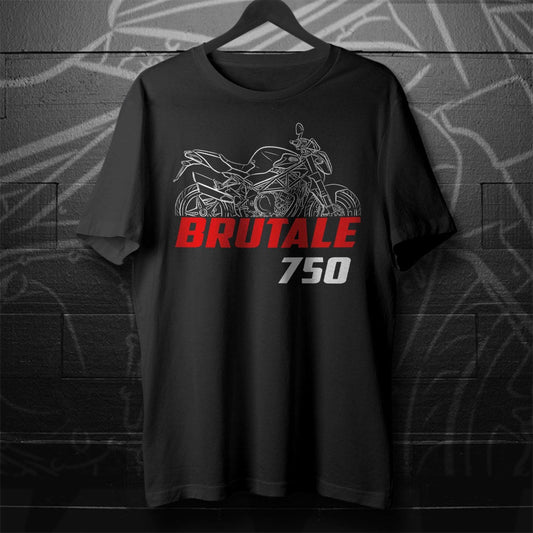 MV Agusta Brutale 750 Inspired T-Shirt - Motorcycle Tee Shirt for Riders