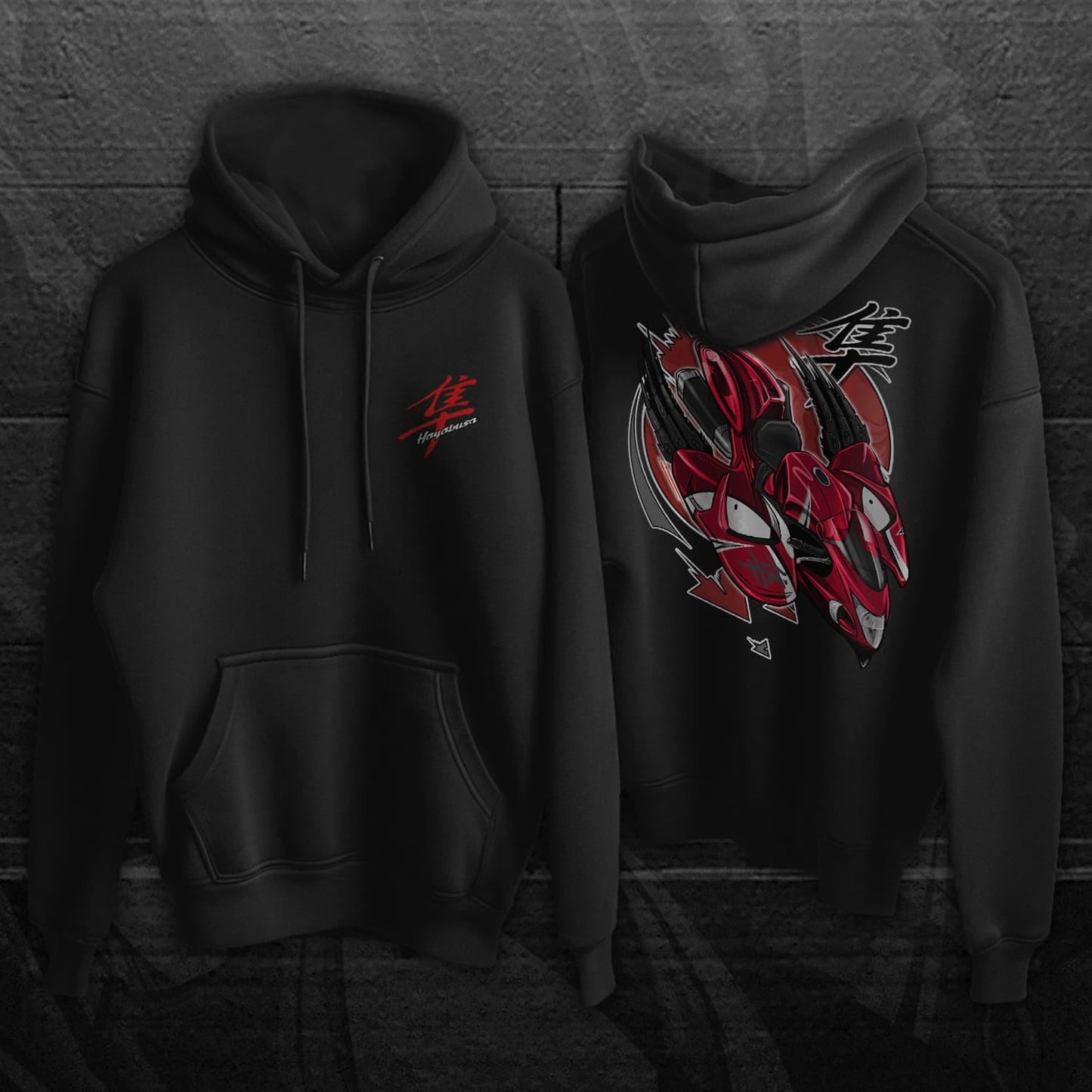 Suzuki Hayabusa 2016-18 Inspired Hoodie - Motorcycle Sweatshirt