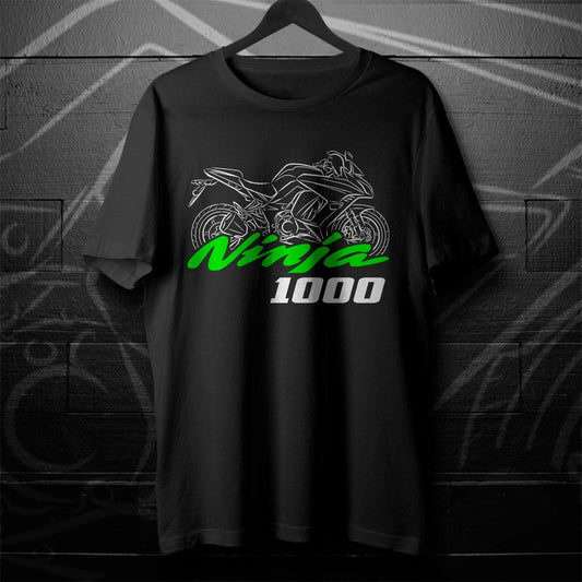 Kawasaki Ninja 1000 Inspired T-Shirt - Motorcycle Tee Shirt for Riders