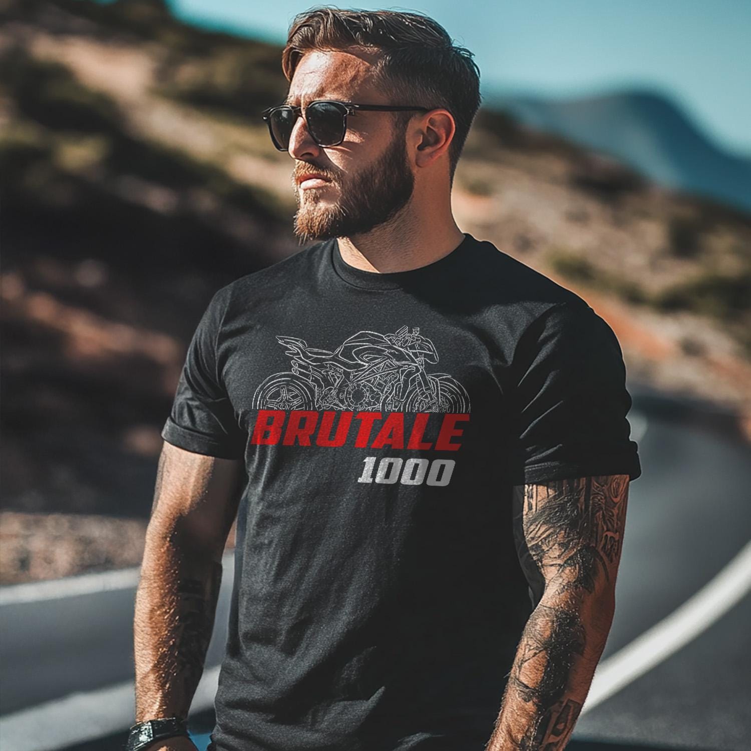 MV Agusta Brutale 1000 2019 - 2024 Inspired T-Shirt - Motorcycle Tee Shirt for Riders
