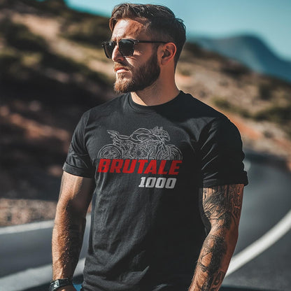 MV Agusta Brutale 1000 2019 - 2024 Inspired T-Shirt - Motorcycle Tee Shirt for Riders