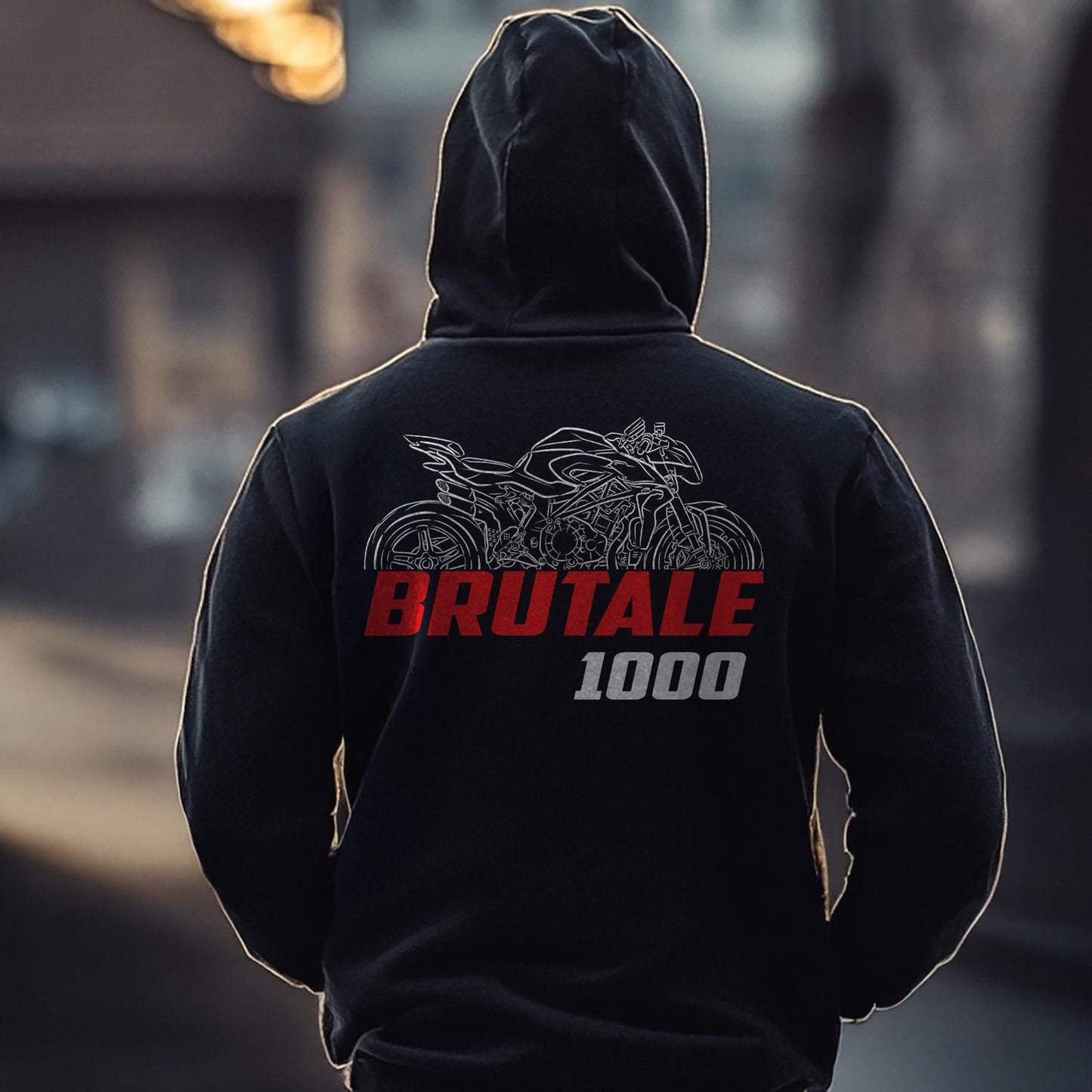 MV Agusta Brutale 1000 2019 - 2024 Inspired Hoodie - Motorcycle Sweatshirt for Riders