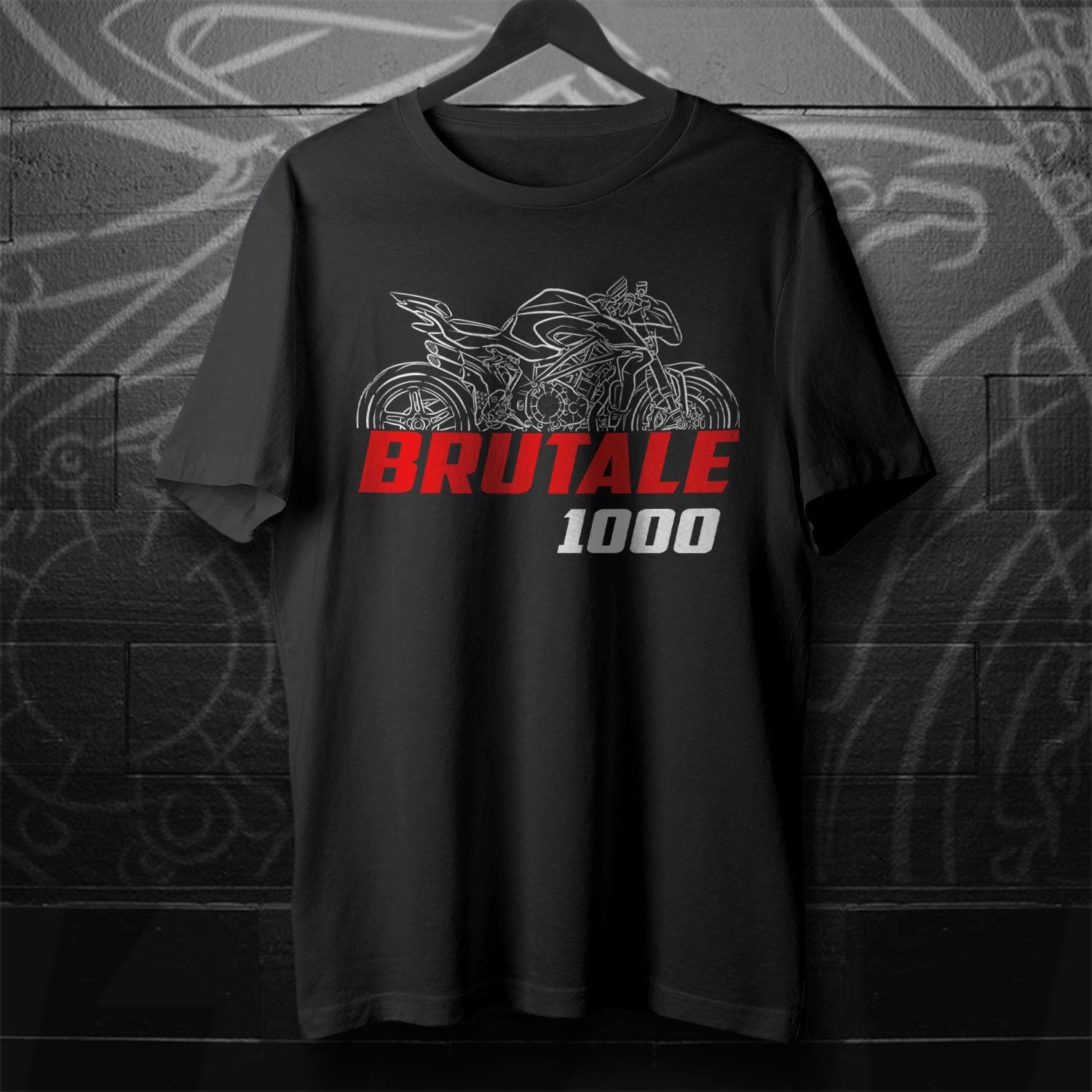 MV Agusta Brutale 1000 2019 - 2024 Inspired T-Shirt - Motorcycle Tee Shirt for Riders
