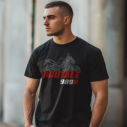 MV Agusta Brutale 989R 2008 - 2012 Inspired T-Shirt - Motorcycle Tee Shirt for Riders