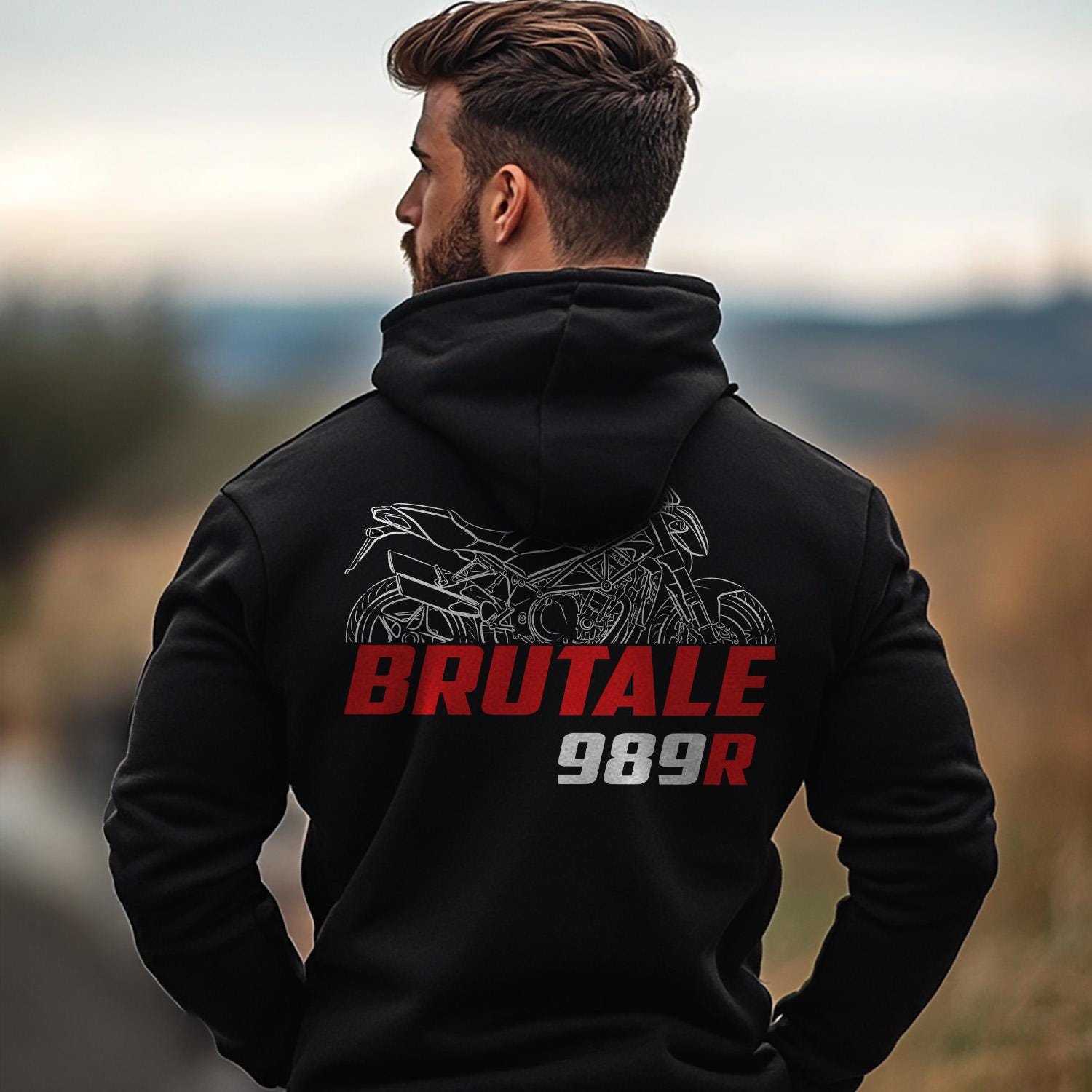 MV Agusta Brutale 989R 2008 - 2012 Inspired Hoodie - Motorcycle Sweatshirt for Riders