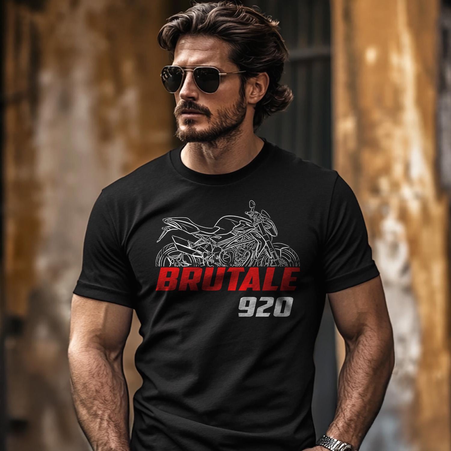 MV Agusta Brutale 920 2011 - 2012 Inspired T-Shirt - Motorcycle Tee Shirt for Riders