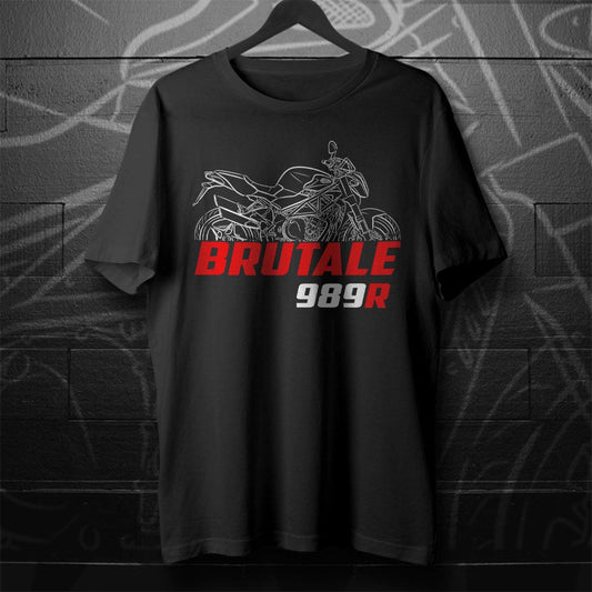 MV Agusta Brutale 989R 2008 - 2012 Inspired T-Shirt - Motorcycle Tee Shirt for Riders