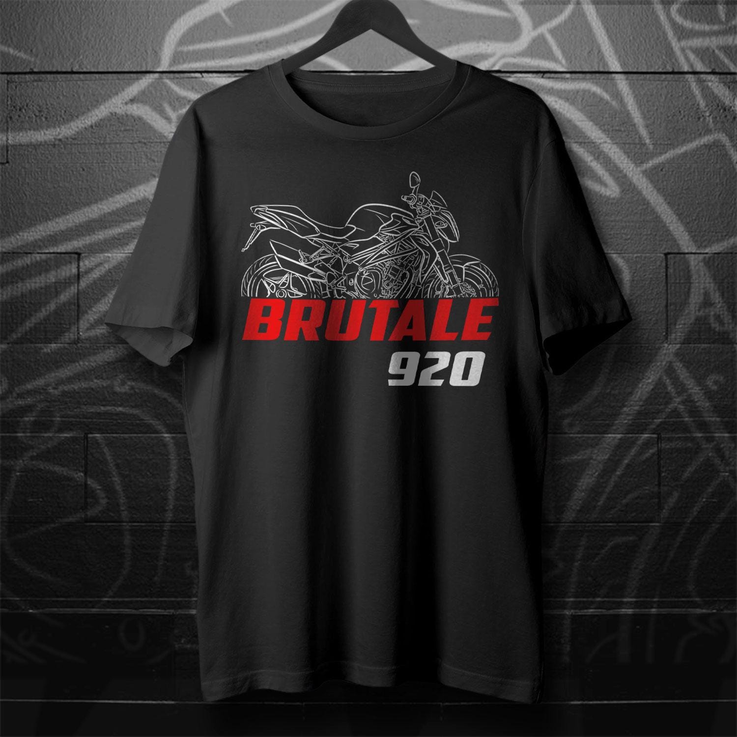 MV Agusta Brutale 920 2011 - 2012 Inspired T-Shirt - Motorcycle Tee Shirt for Riders