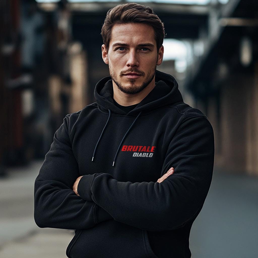 MV Agusta Diablo Brutale 2018 Inspired Hoodie - Motorcycle Sweatshirt for Riders
