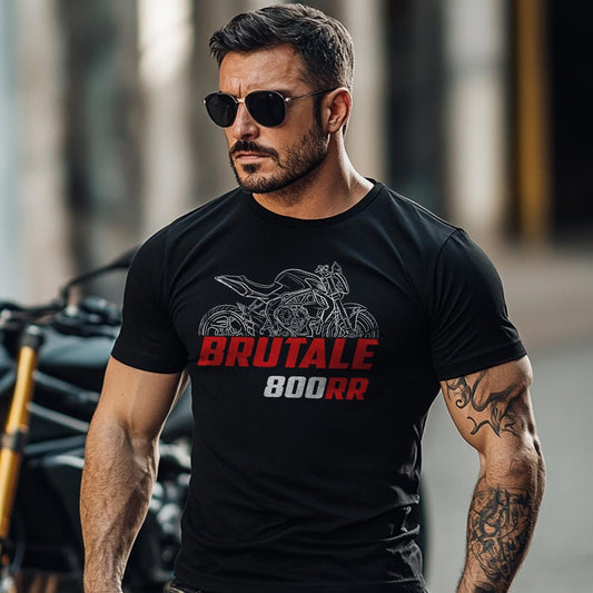 MV Agusta Brutale 800 RR Inspired T-Shirt - Motorcycle Tee Shirt for Riders