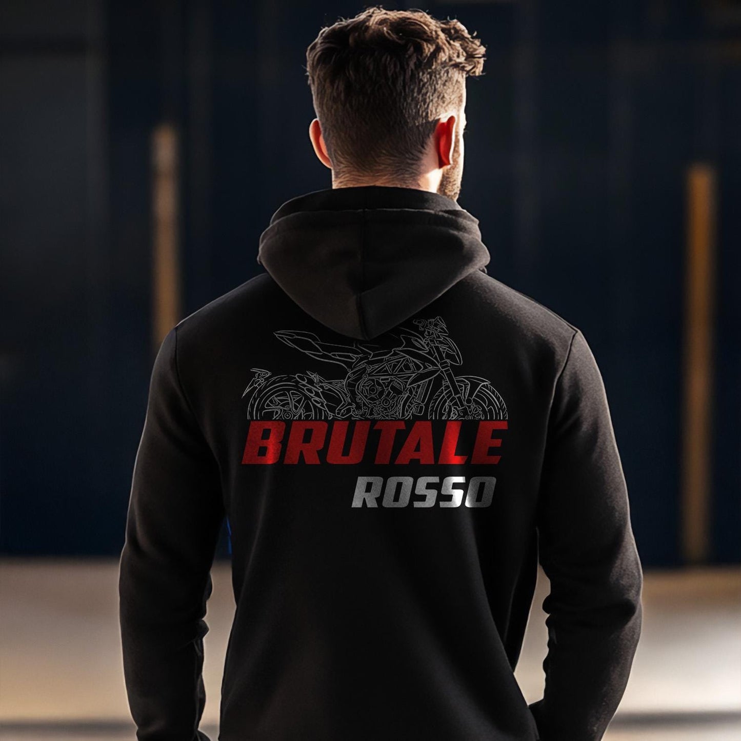MV Agusta Brutale 800 Rosso 2020 Inspired Hoodie - Motorcycle Sweatshirt for Riders