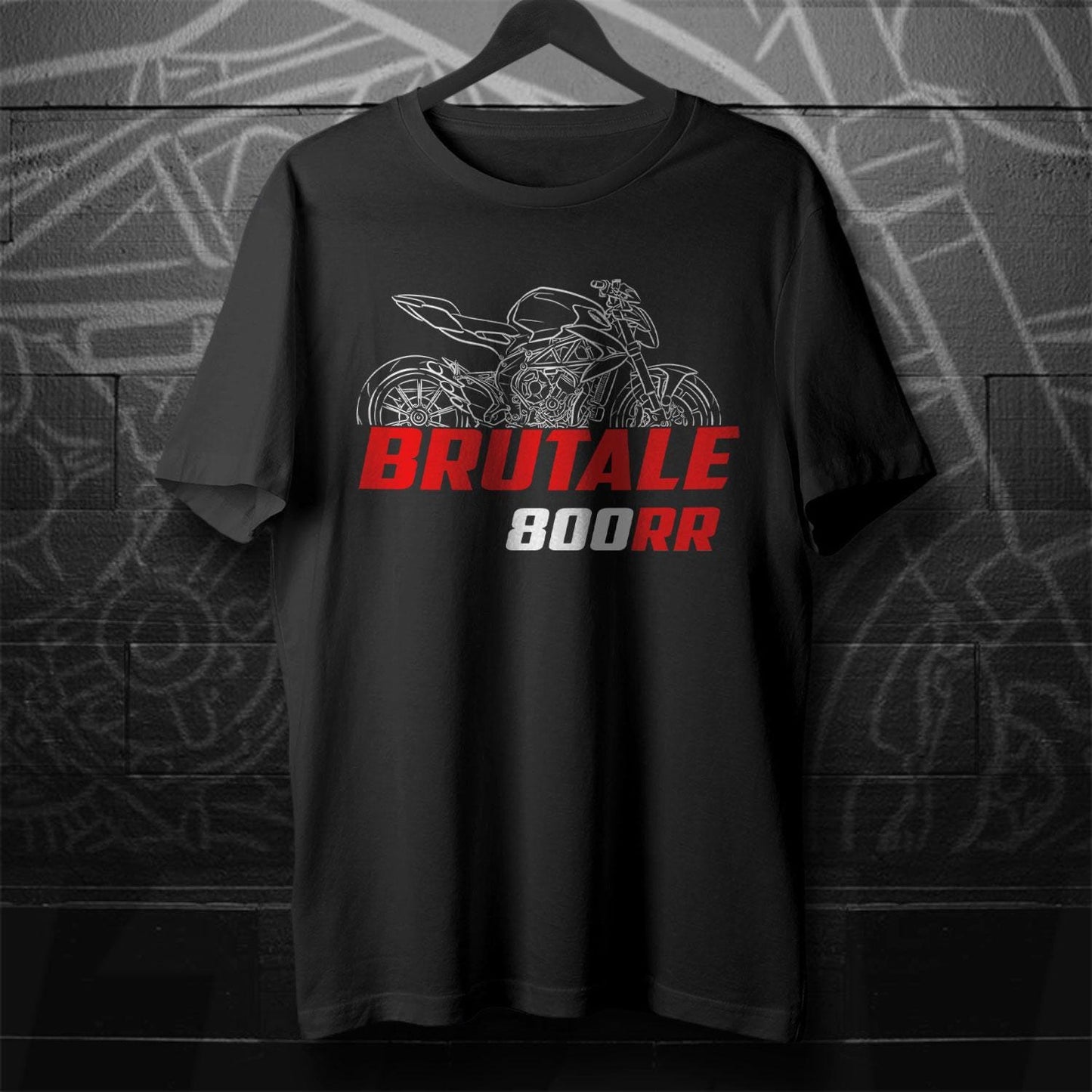 MV Agusta Brutale 800 RR Inspired T-Shirt - Motorcycle Tee Shirt for Riders