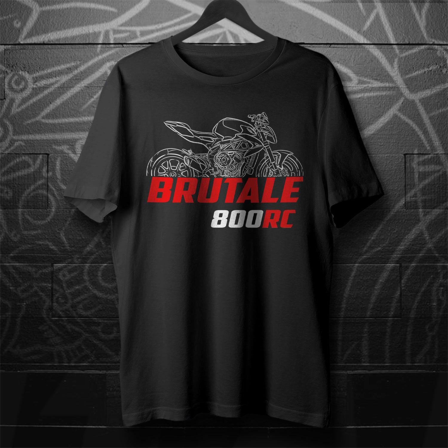 MV Agusta Brutale 800 RC Inspired T-Shirt - Motorcycle Tee Shirt for Riders