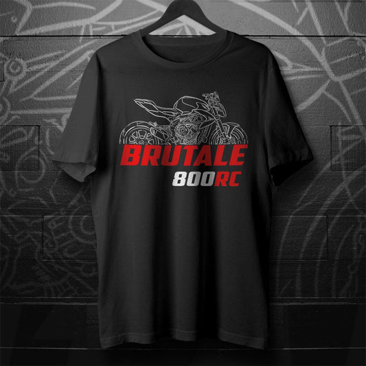 MV Agusta Brutale 800 RC Inspired T-Shirt - Motorcycle Tee Shirt for Riders