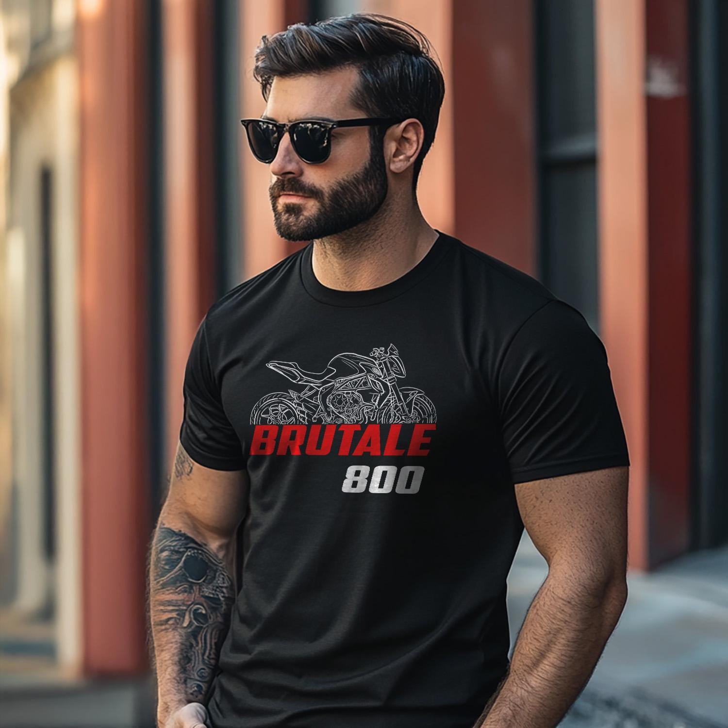 MV Agusta Brutale 800 Inspired T-Shirt - Motorcycle Tee Shirt