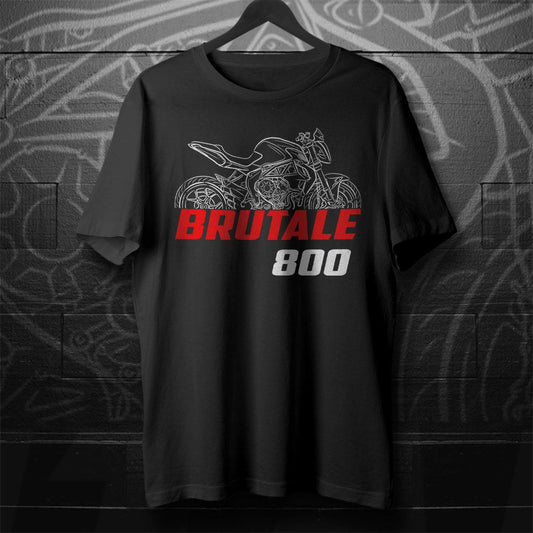 MV Agusta Brutale 800 Inspired T-Shirt - Motorcycle Tee Shirt