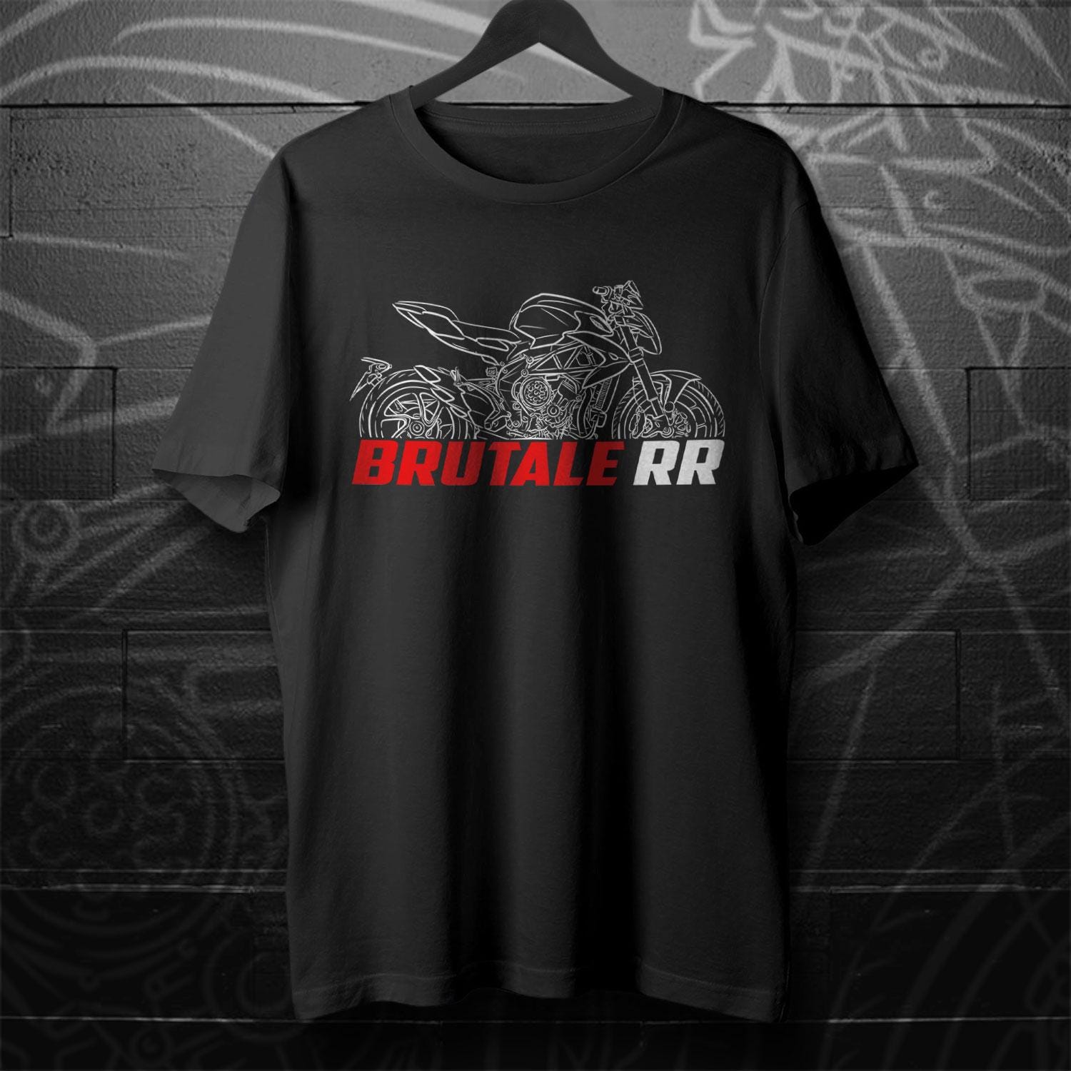 MV Agusta Brutale RR SCS 2021 Inspired T-Shirt - Motorcycle Tee Shirt for Riders