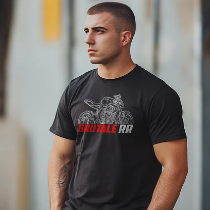 MV Agusta Brutale RR 2021 - 2024 Inspired T-Shirt - Motorcycle Tee Shirt for Riders