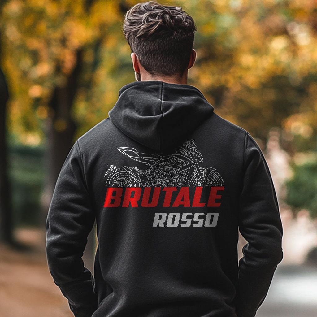 MV Agusta Brutale Rosso 2021 - 2022 Inspired Hoodie - Motorcycle Sweatshirt for Riders