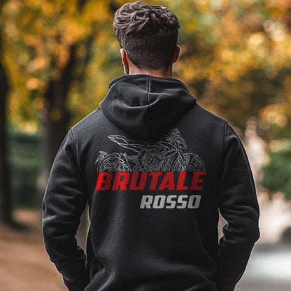 MV Agusta Brutale Rosso 2021 - 2022 Inspired Hoodie - Motorcycle Sweatshirt for Riders