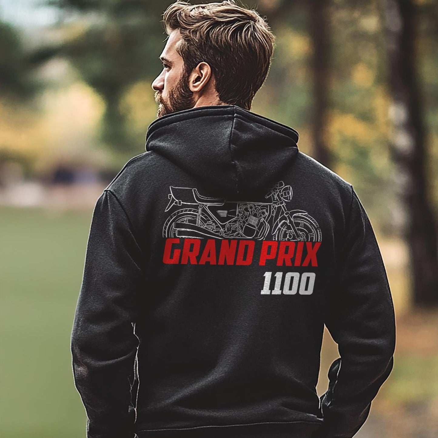 MV Agusta 1100 Grand Prix 1978 - 1981 Inspired Hoodie - Motorcycle Sweatshirt for Riders