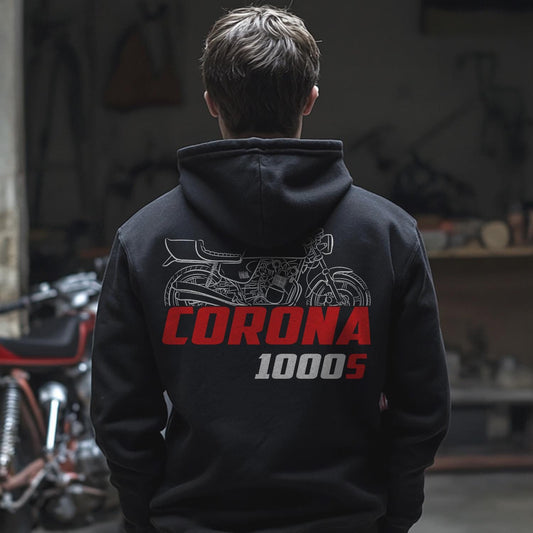 MV Agusta 1000S Corona 1978 - 1979 Inspired Hoodie - Motorcycle Sweatshirt for Riders