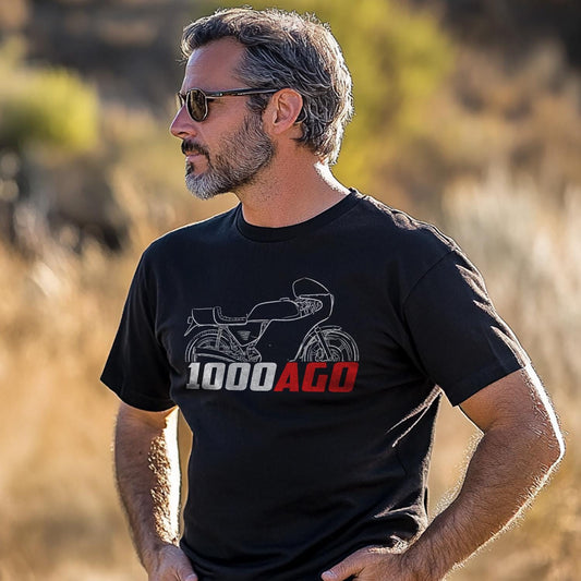 MV Agusta 1000 Ago 1980 - 1981 Inspired T-Shirt - Motorcycle Tee Shirt for Riders