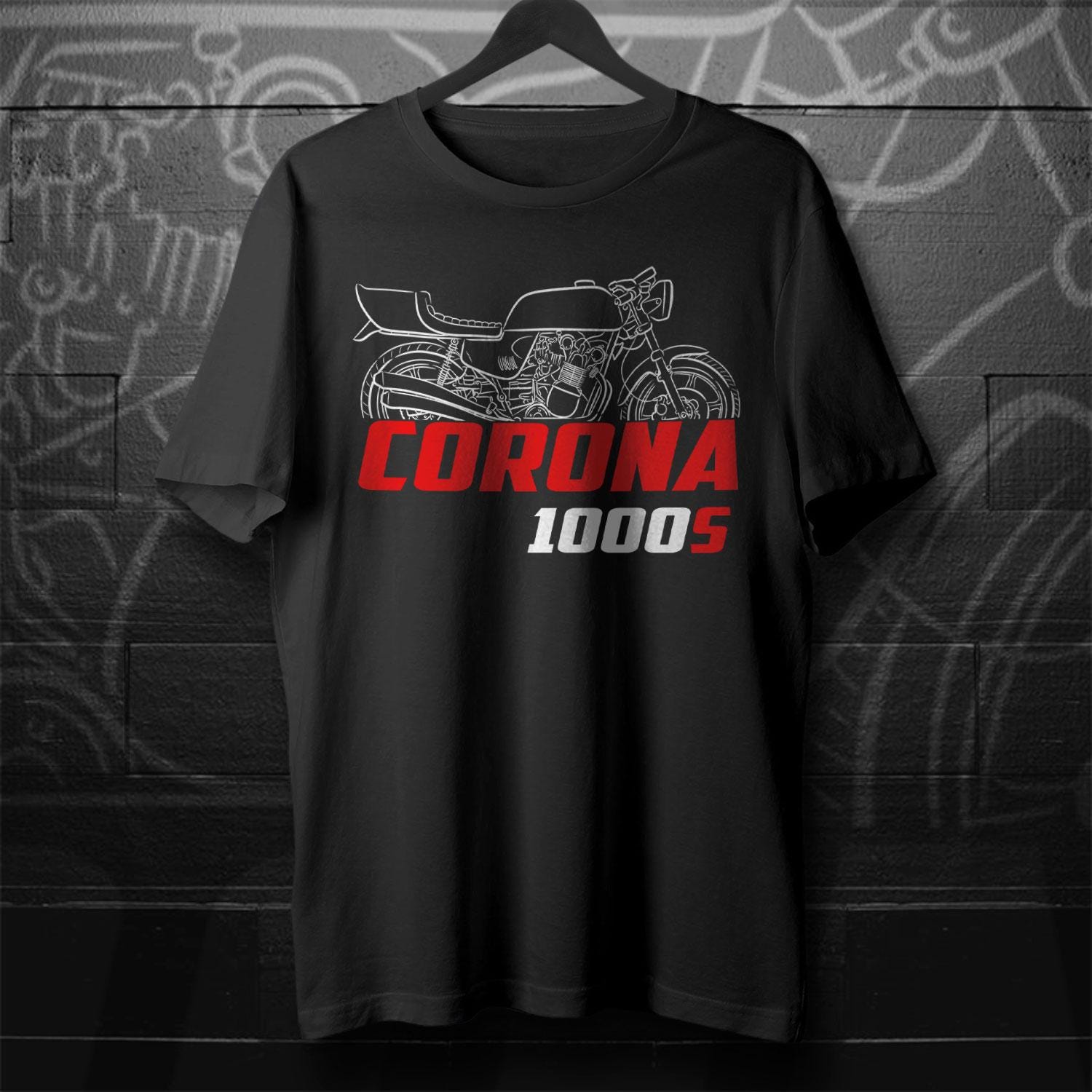 MV Agusta 1000S Corona 1978 - 1979 Inspired T-Shirt - Motorcycle Tee Shirt for Riders