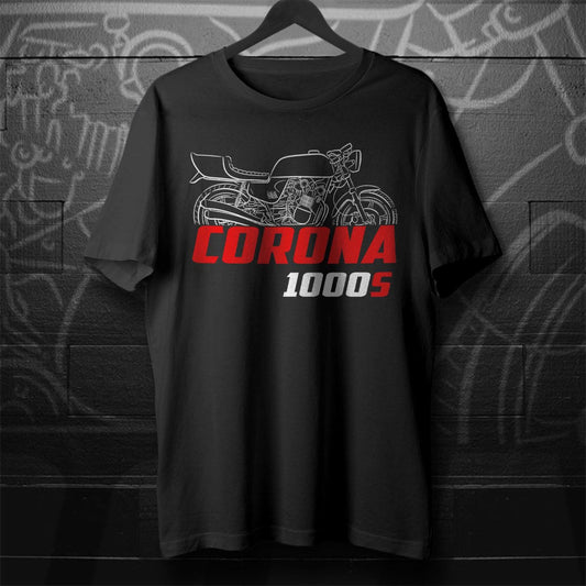 MV Agusta 1000S Corona 1978 - 1979 Inspired T-Shirt - Motorcycle Tee Shirt for Riders