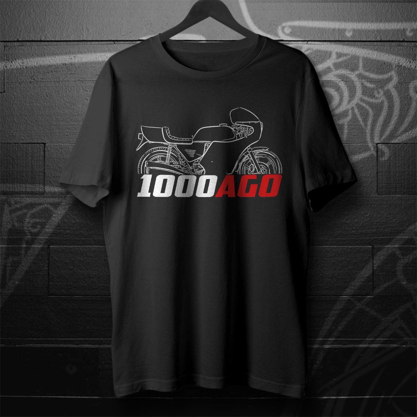 MV Agusta 1000 Ago 1980 - 1981 Inspired T-Shirt - Motorcycle Tee Shirt for Riders
