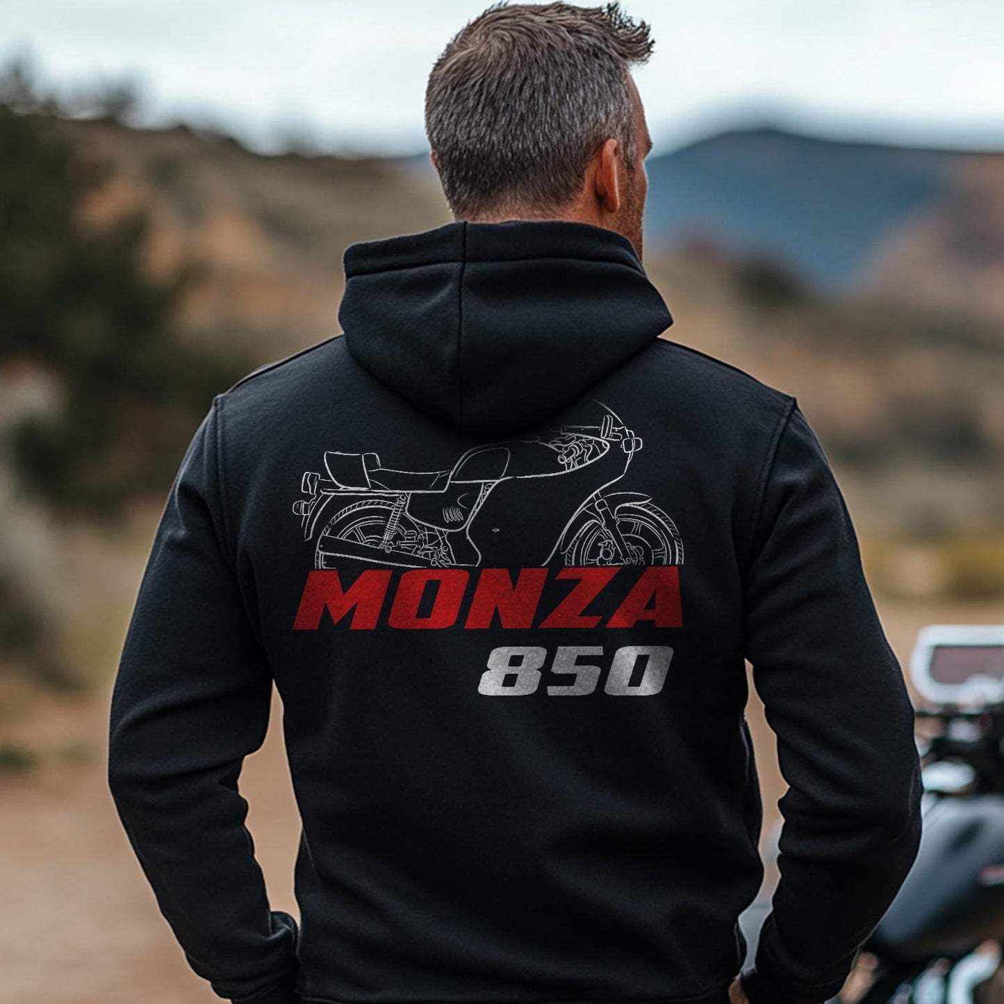 MV Agusta 850 Monza 1977 - 1978 Inspired Hoodie - Motorcycle Sweatshirt for Riders
