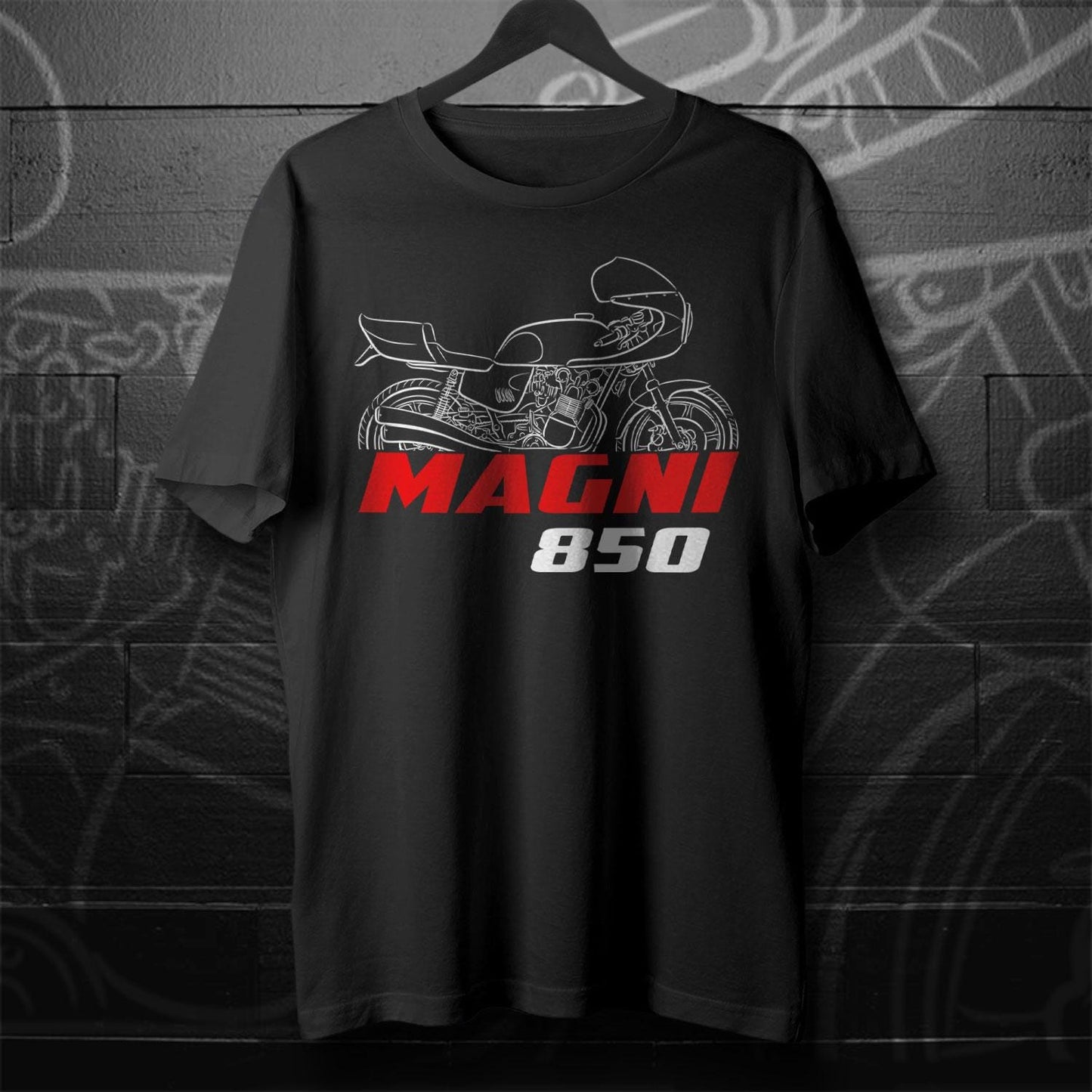 MV Agusta 850 Magni Inspired T-Shirt - Motorcycle Tee Shirt for Riders