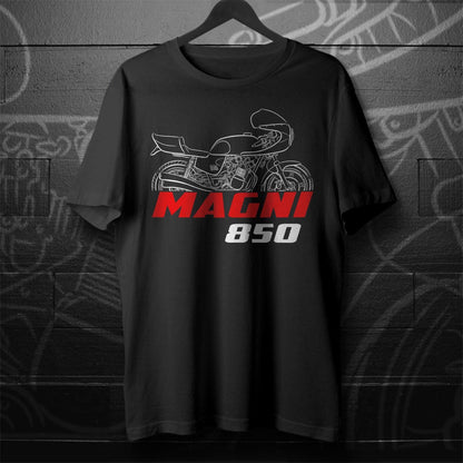 MV Agusta 850 Magni Inspired T-Shirt - Motorcycle Tee Shirt for Riders