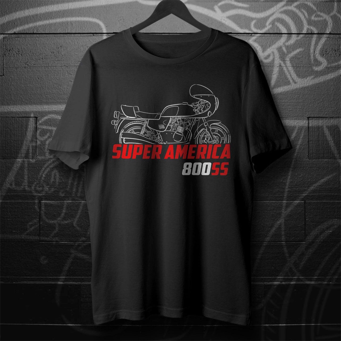 MV Agusta 800 SS Super America Inspired T-Shirt - Motorcycle Tee Shirt for Riders