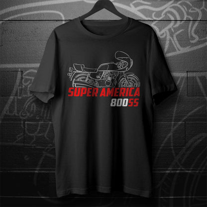 MV Agusta 800 SS Super America Inspired T-Shirt - Motorcycle Tee Shirt for Riders