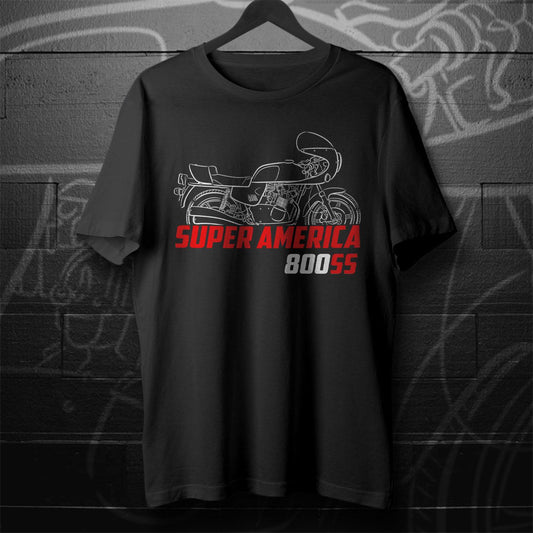 MV Agusta 800 SS Super America Inspired T-Shirt - Motorcycle Tee Shirt for Riders