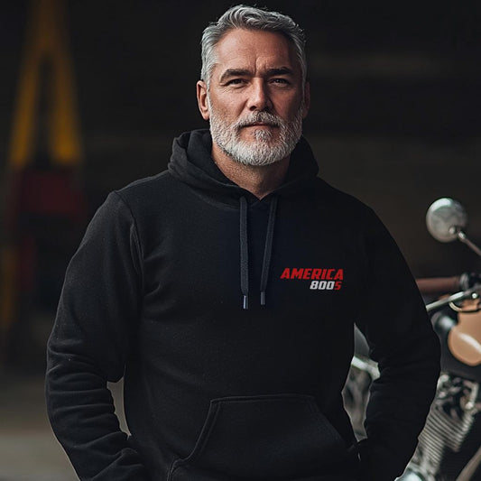 MV Agusta 800 S America 1977 - 1979 Inspired Hoodie - Motorcycle Sweatshirt for Riders