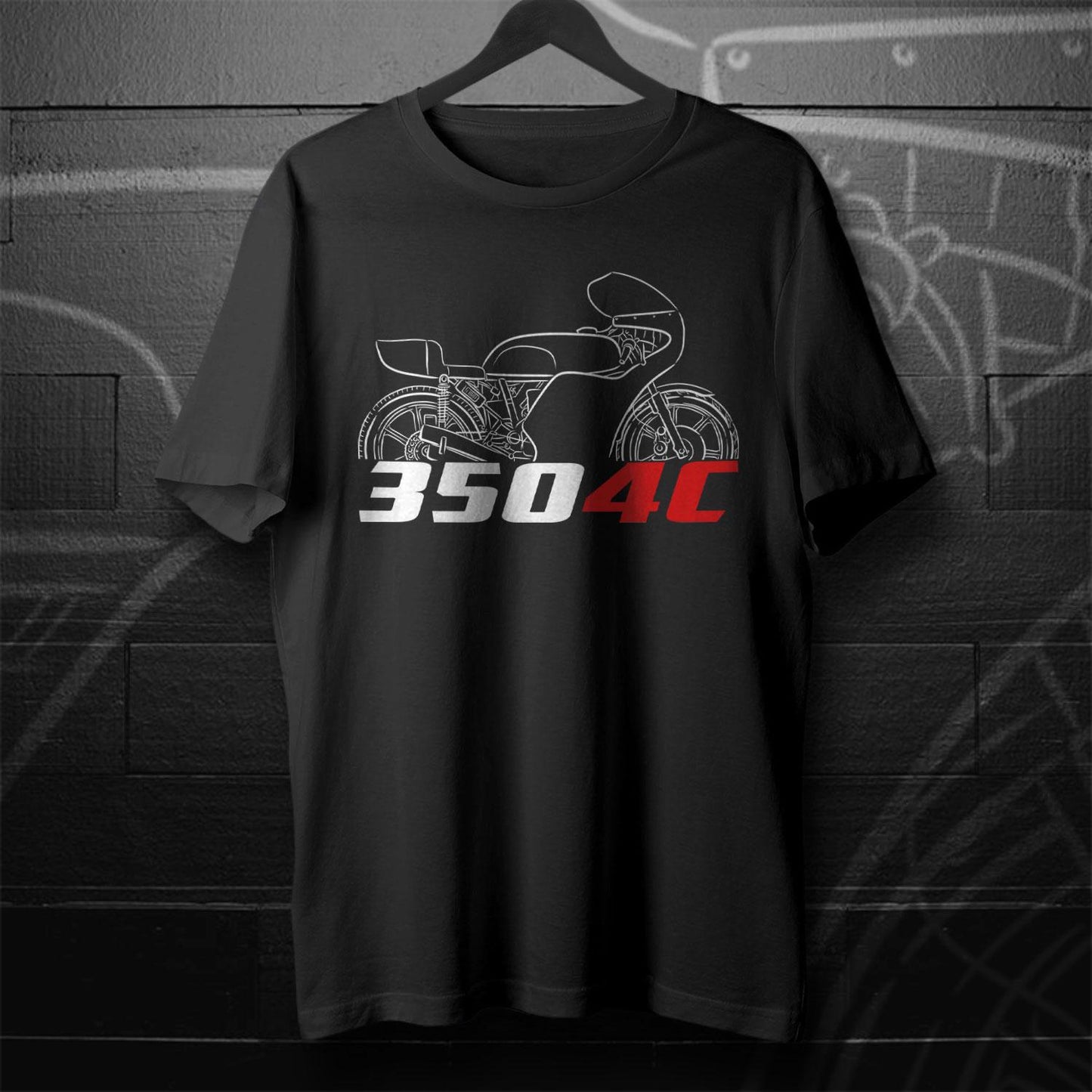 MV Agusta 350 4C Inspired T-Shirt - Motorcycle Tee Shirt for Riders